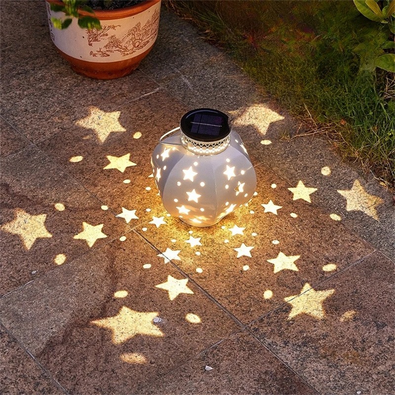 Smart Zen Garden - Garten-Sternprojektor-Lampe Hängende Solarleuchten für Außen Hängende