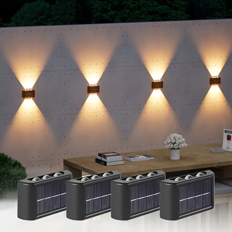 Smart Zen Garden - LED Solarleuchte für Außen, Wasserdichte Solar-Wandlampe