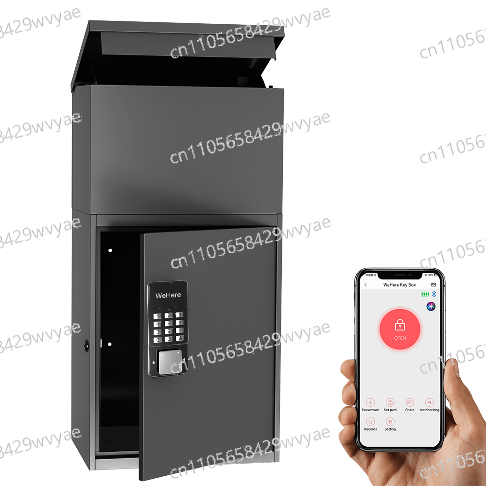Smart Garden Box - Briefkasten mit Schloss und Etikettenfunktion, Schlüssellose