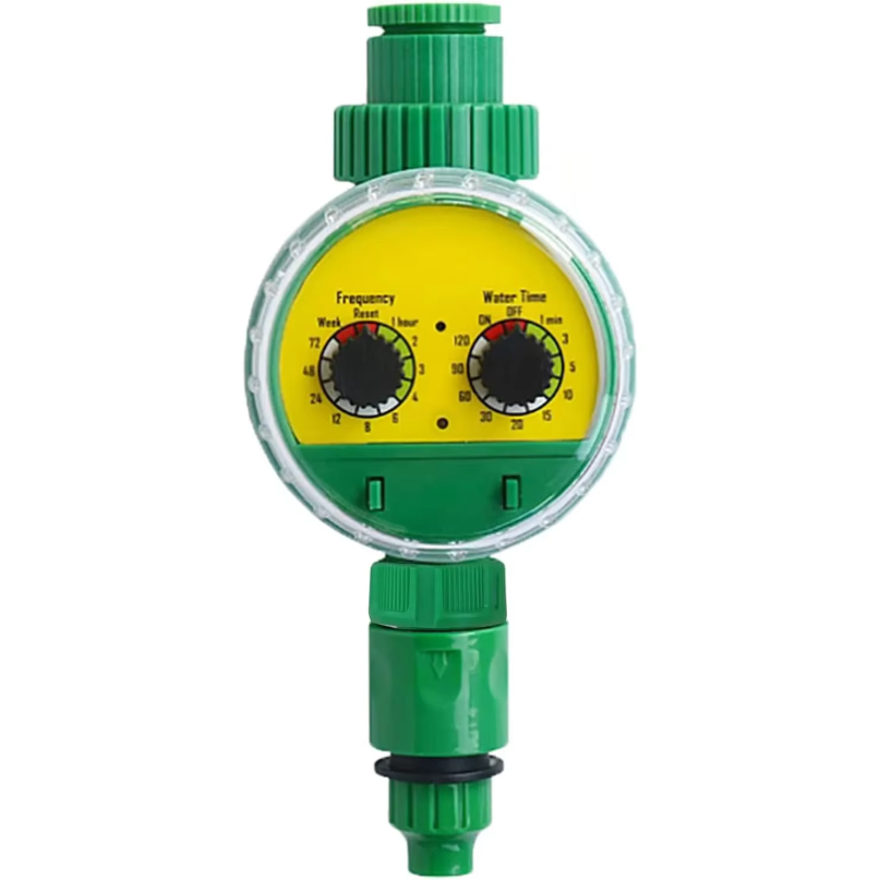 Smart Garden Hose Timer - Grüner Outdoor-Gartenschlauch aus Kunststoff mit Elektronischem