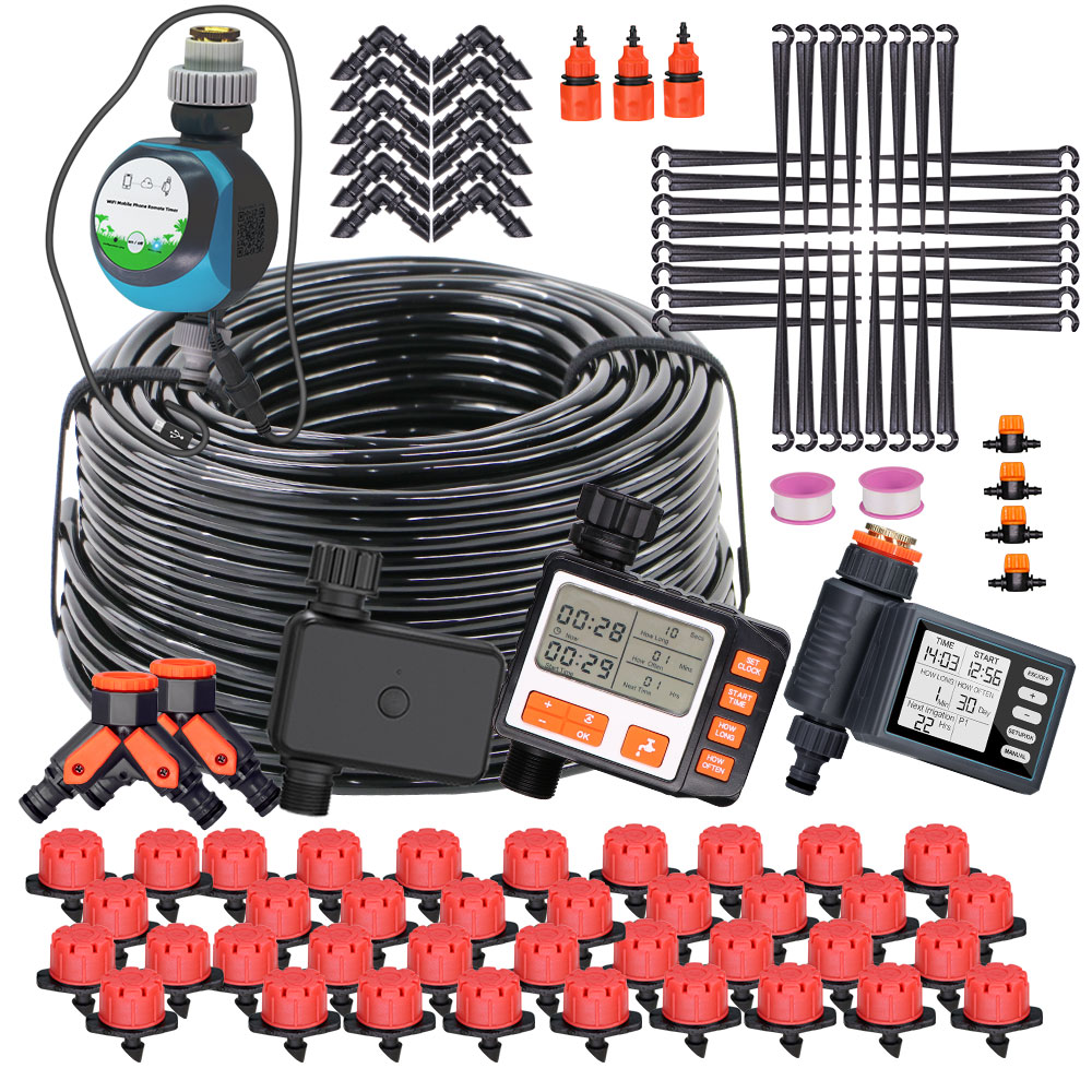 Smart Garden Hose Timer - 50-5m 1/4 ''Schlauch verstellbare Tropfer automatisches