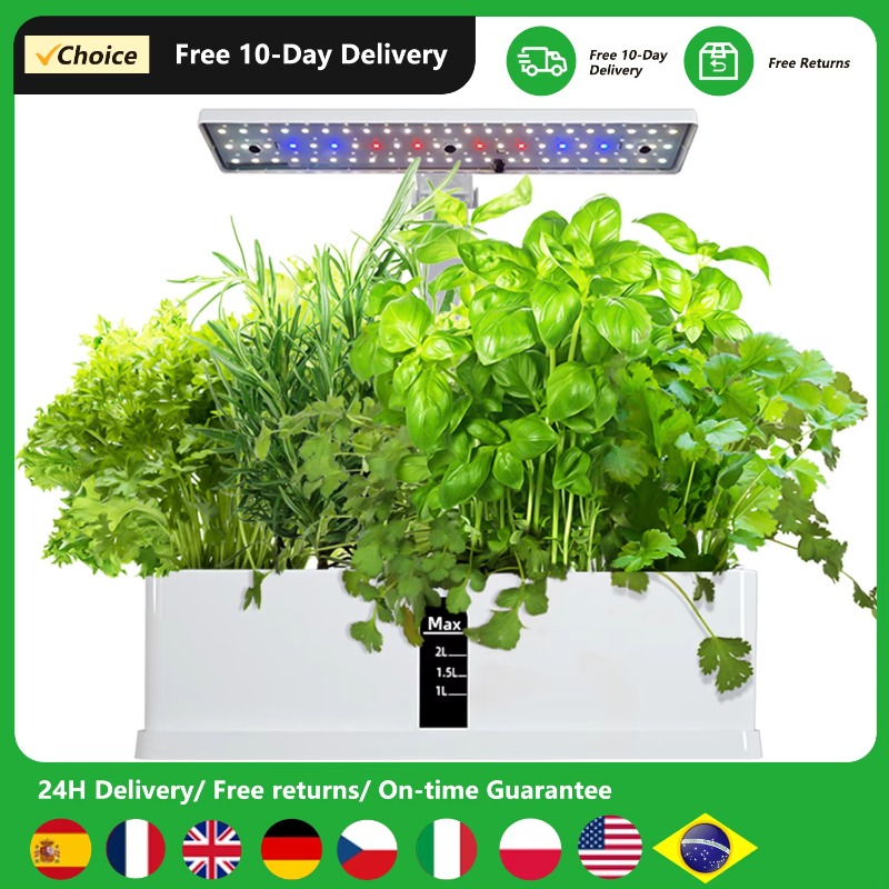 Smart Pod Garden - 9-Pods Smart Hydroponisches Anbausystem für den