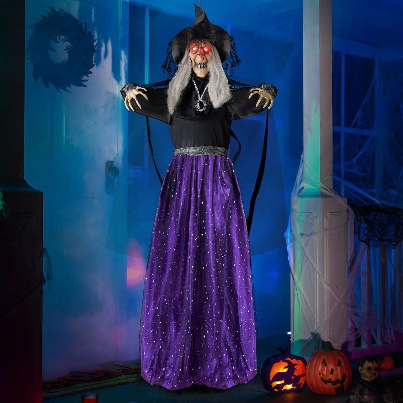 Smart Garden Indoor - 47'' Animierte Hexen-Halloween-Dekoration für Innen und