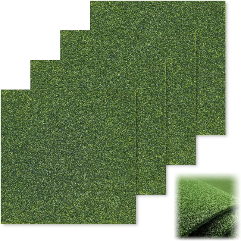 Smart Garden Mini - 4/6 Stück Kunstrasenmatten 15x15cm, künstliches Gras-Set,