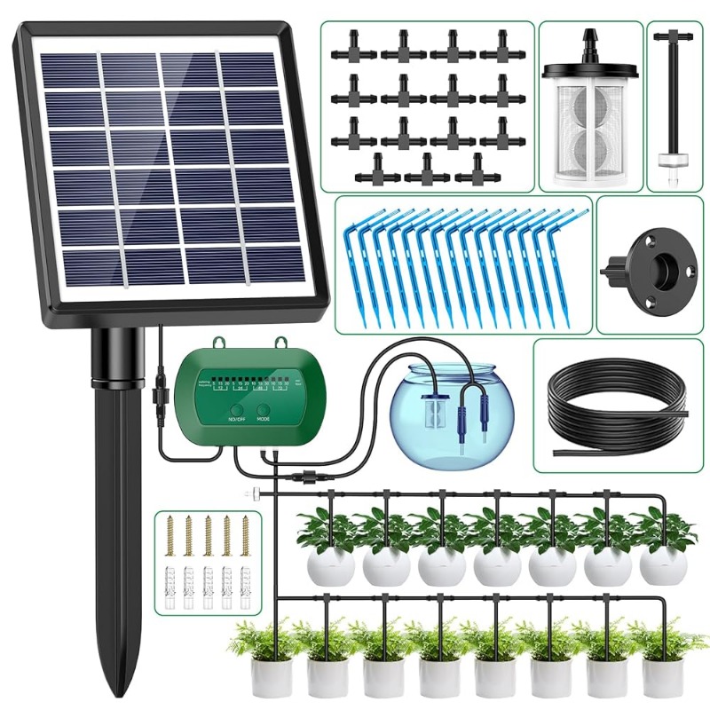 Smart Zen Garden - Intelligentes Solarbewässerungsset 6V 2W mit eingebauter
