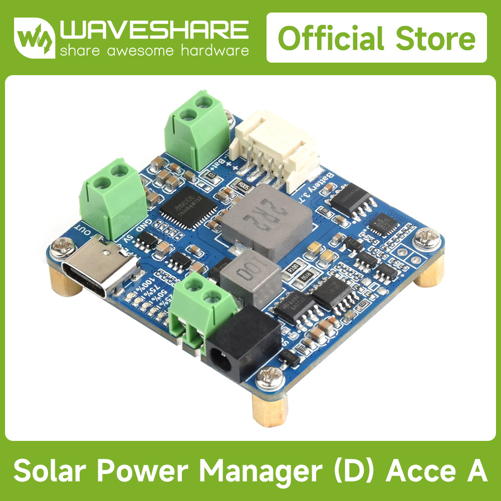 Smart Garden Arduino - Waveshare Solar Power Manager Modul (D),