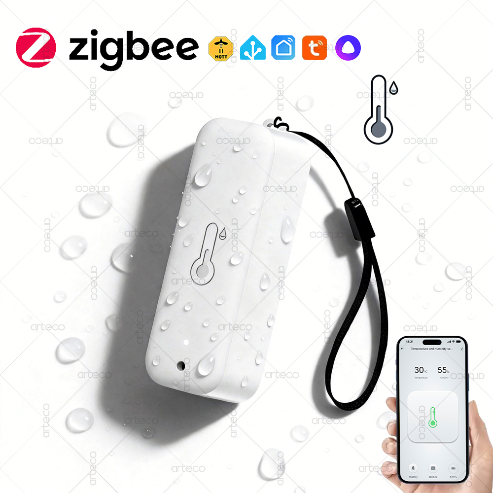 Smart Garden Arduino - Zigbee 3.0 Temperatur- und Feuchtigkeitssensor, Thermometer,