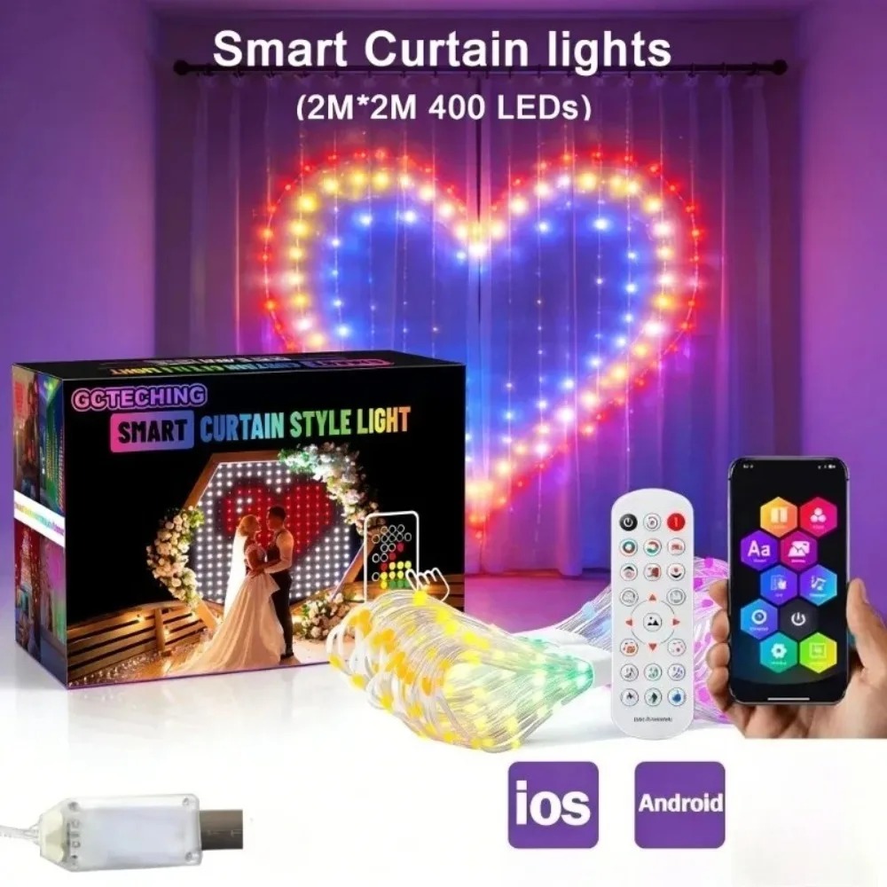 Outdoor LED Pixel Vorhanglicht – App Smart Garden Bewertung und Preis