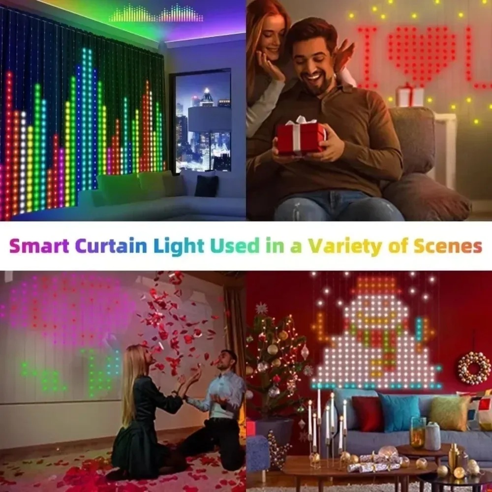 Outdoor LED Pixel Vorhanglicht – App Smart Garden Bewertung und Preis
