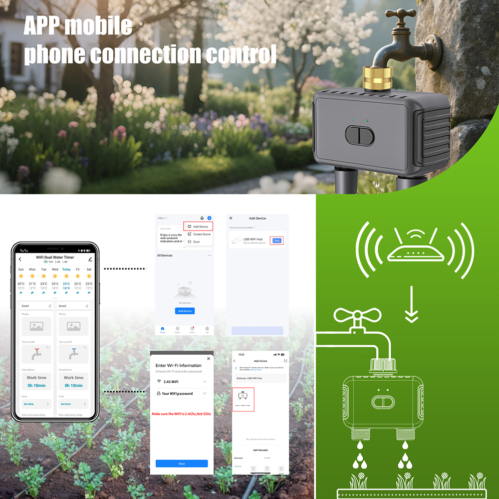 WLAN Automatischer Bewässerung – Smart Garden Hose Timer Bewertung und Preis