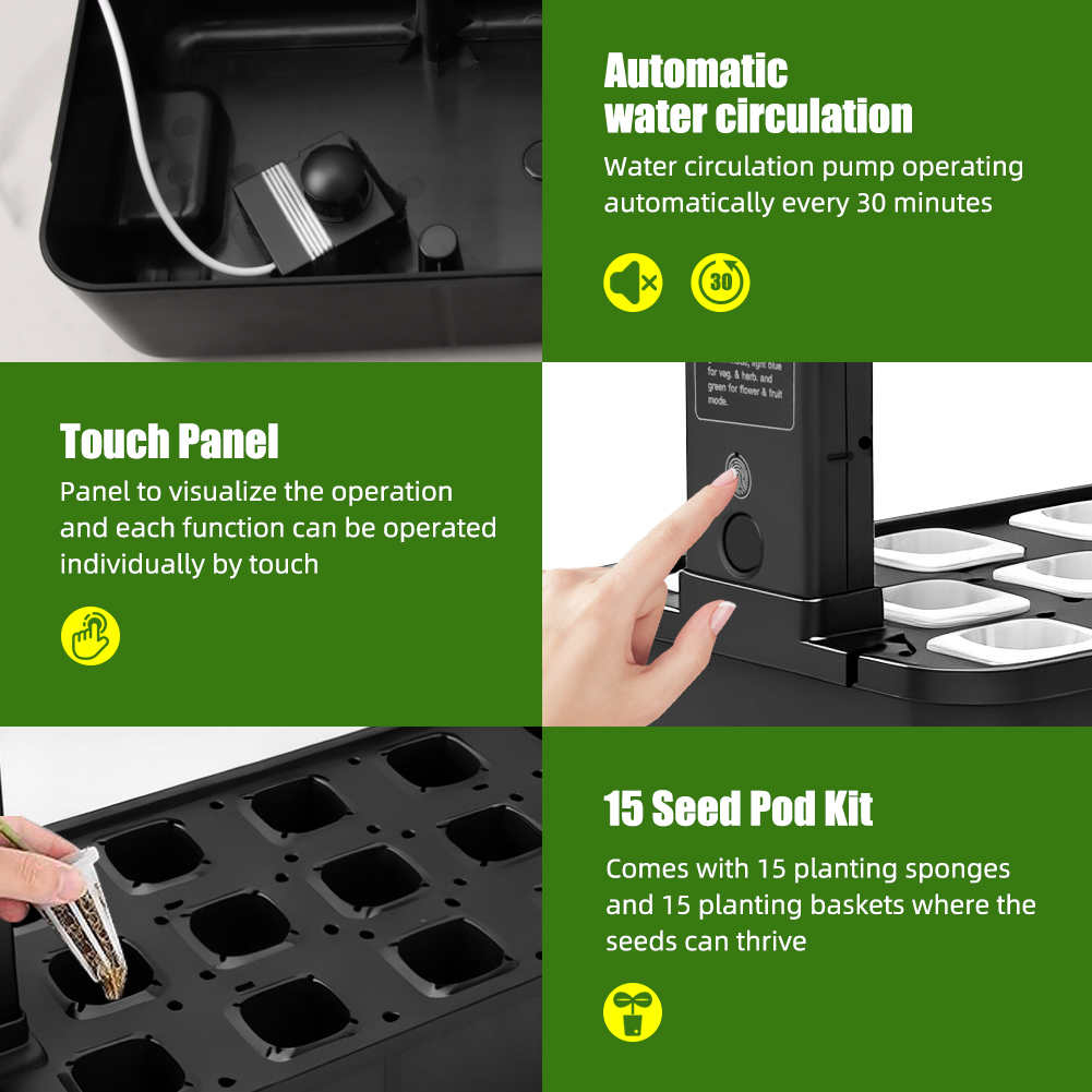 15-Pods Hydrokultur-Gartenset  – Smart Pod Garden Bewertung und Preis