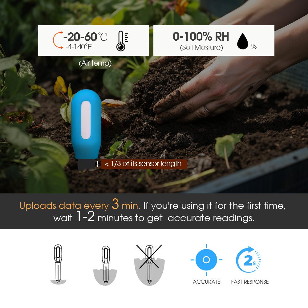 1PCS Tuya Zigbee Boden Sensor  – Smart Garden Moisture Sensor Bewertung und Preis