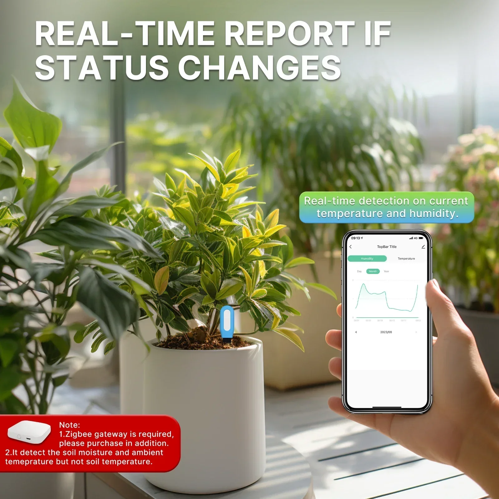 MOES Smart ZigBee Bodentempera – Smart Garden Moisture Sensor Bewertung und Preis