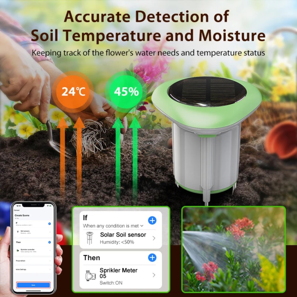 Smarter WLAN-Solar-Bodentester – Smart Garden Moisture Sensor Bewertung und Preis