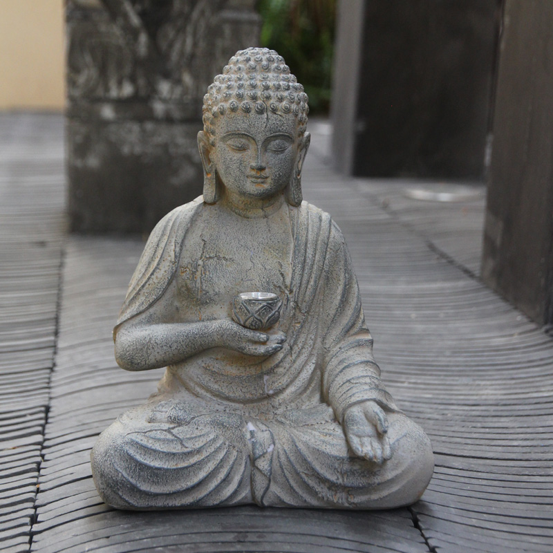 Harz Solar Buddha Statue Skulp – Smart Zen Garden Bewertung und Preis