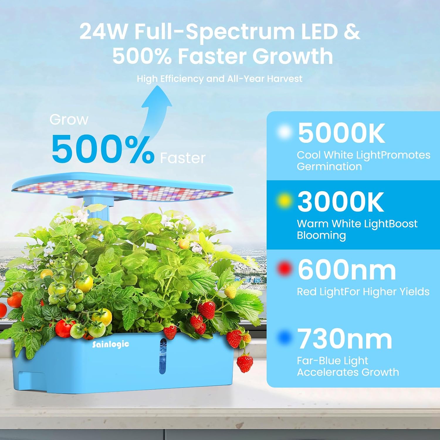 Intelligentes 12-Pods-Hydropon – Smart Pod Garden Bewertung und Preis