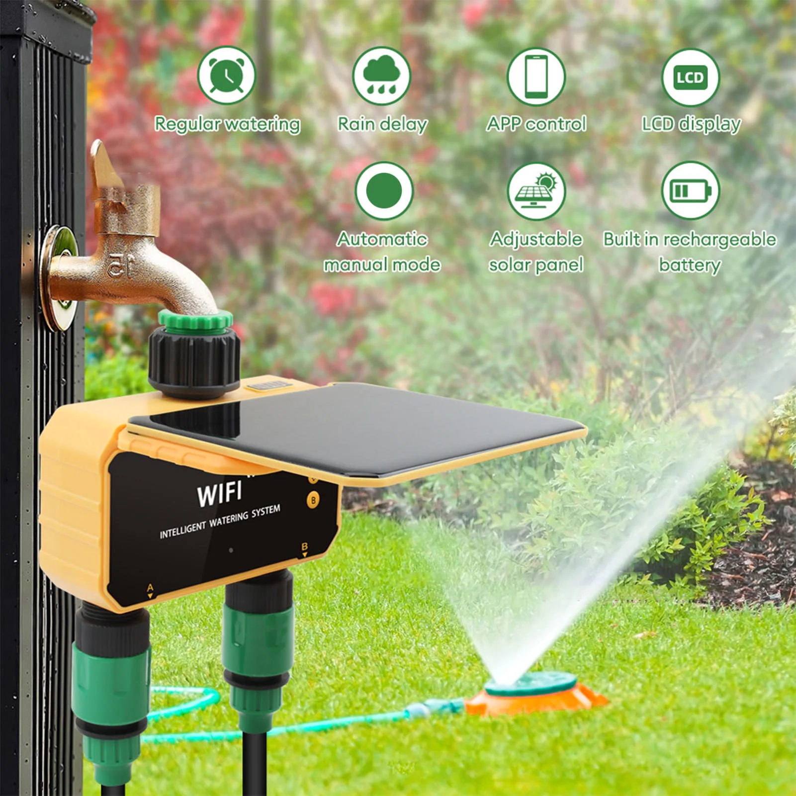 Solarbetriebener WLAN-Smart-Be – App Smart Garden Bewertung und Preis